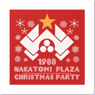 1988 Nakatomi Plaza Christmas Party Posters and Art